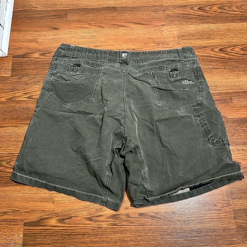 KUHL Ramblr Shorts Vintage Patina Dye Men's Size 40 Brown Cotton Nylon Hiking - Picture 8 of 11
